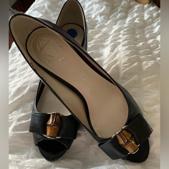 Etienne Aigner luxe Violet women’s open toe shoes size 5.5 - Picture 4 of 15